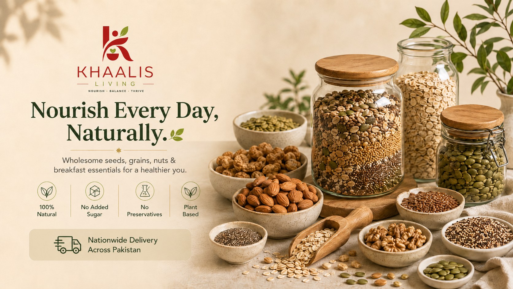 Khaalis Living natural wellness foods