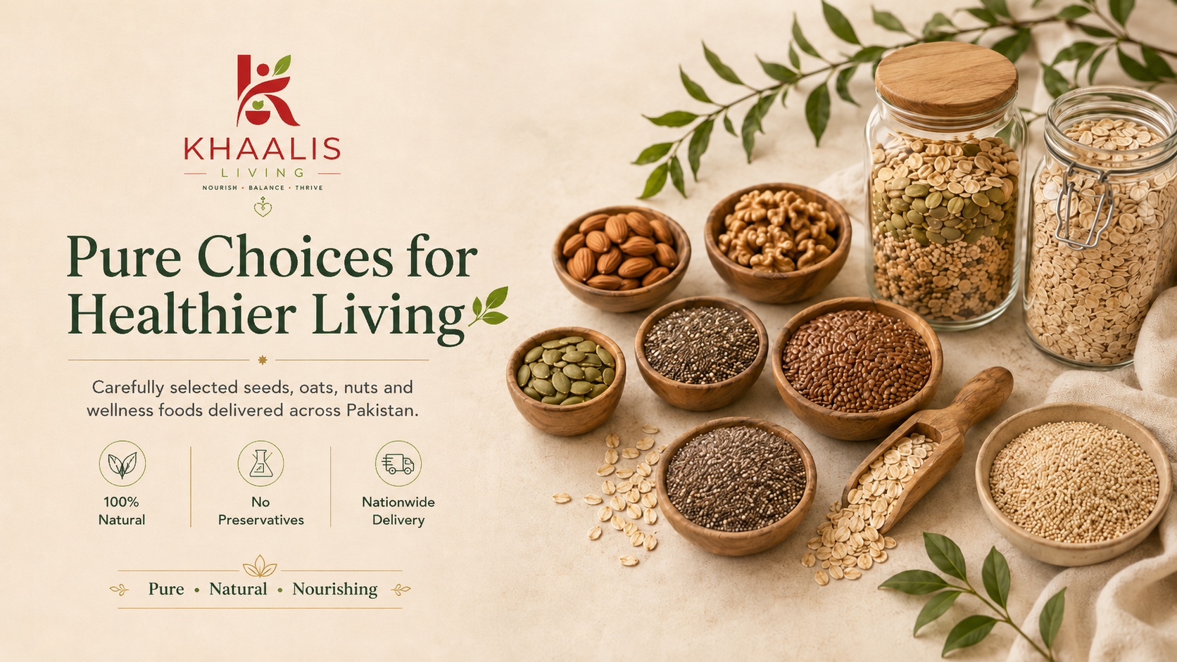 Khaalis Living natural wellness foods