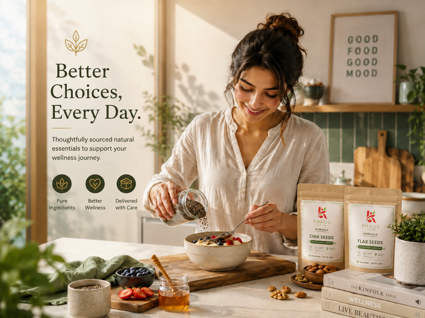 Khaalis Living natural wellness ingredients